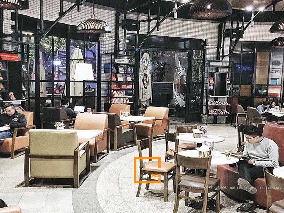 Thiết kế quán cafe phong cách trẻ trung, hiện đại